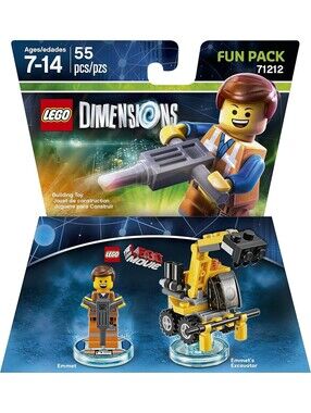 LEGO Dimensions 71212 Emmet Fun Pack - The LEGO Movie - NEW Sealed Retired